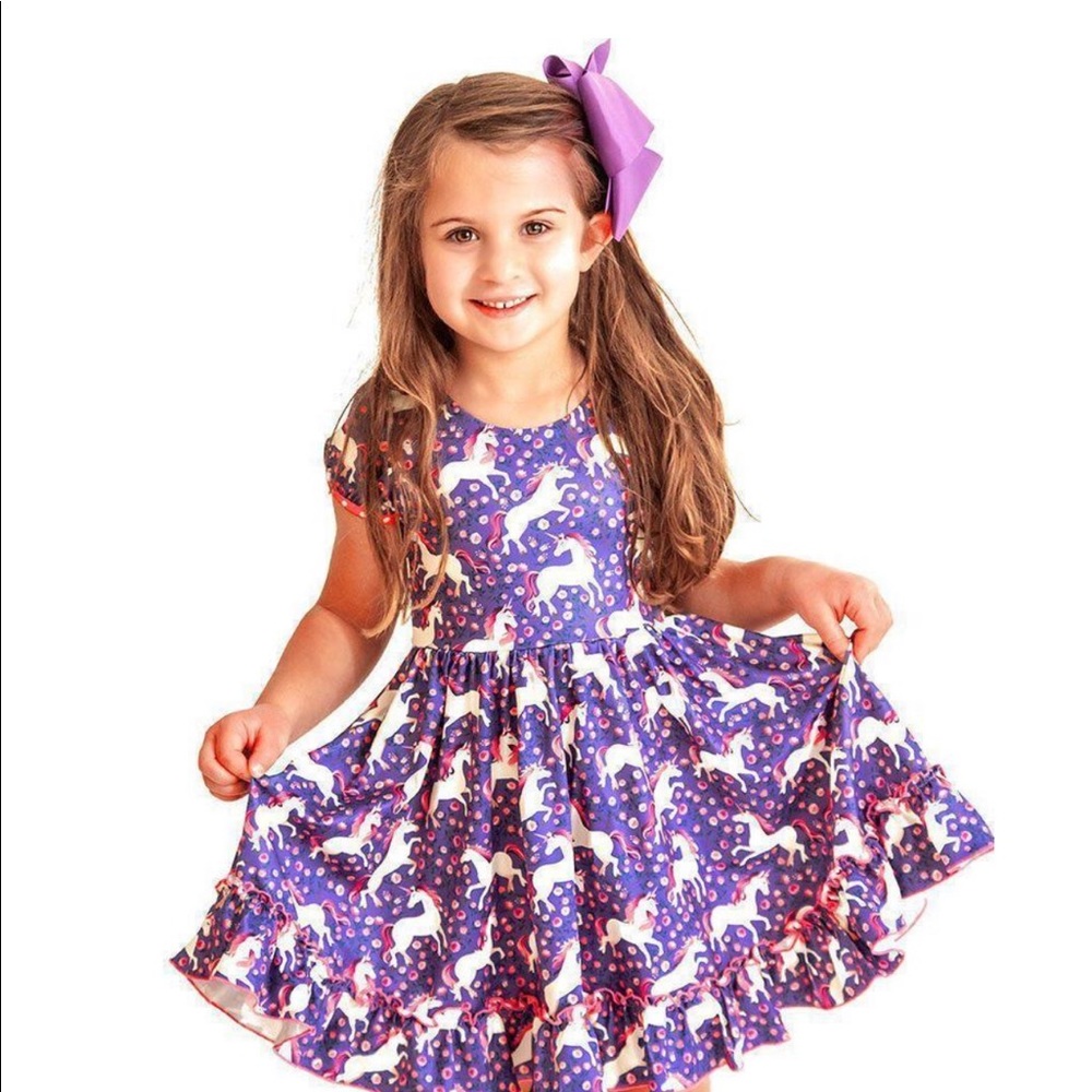 Unicorn cross back dress